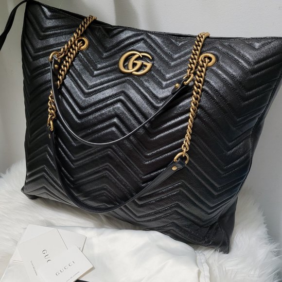 GUCCI MARMONT CHAIN TOTE BAG - Picture 12 of 12